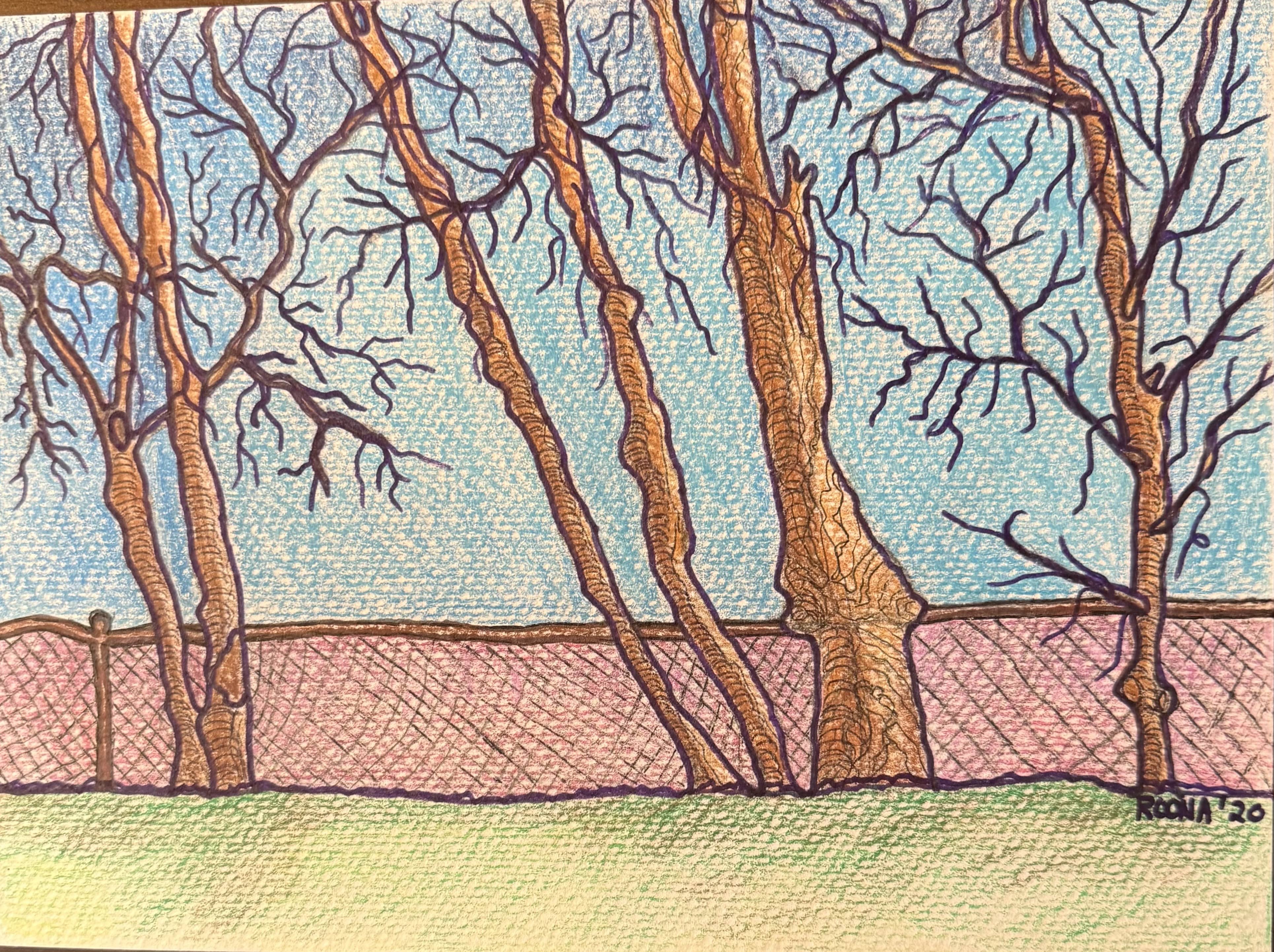 Dreamy seascape with pastel palette